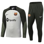 FC Barcelona Quarter Zip Gray Version Komplet Sweatshirts 2023-24